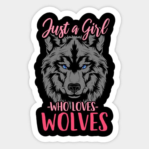 Wolves Wolf Wolves Lover Sticker by CreativeGiftShop